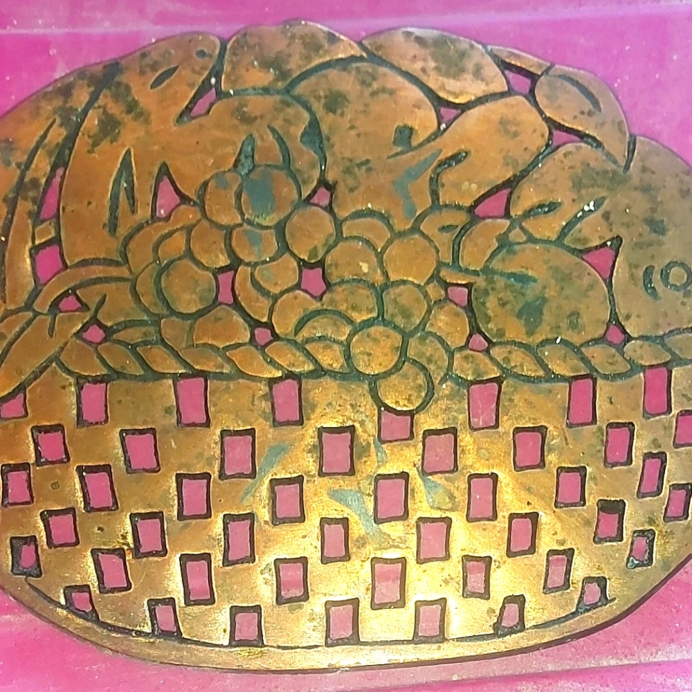 Vintage Brass Potholder